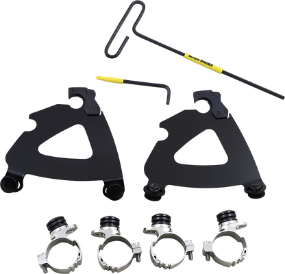 MEMPHIS SHADES Road Warrior Trigger-Lock Mounting Kit - Black - XL1200C MEB2064