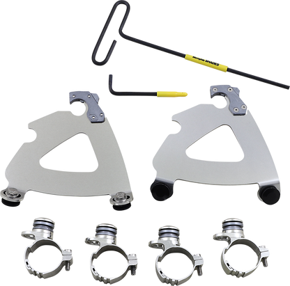 MEMPHIS SHADES Road Warrior Trigger-Lock Mounting Kit - Polished - XL1200C MEK2064