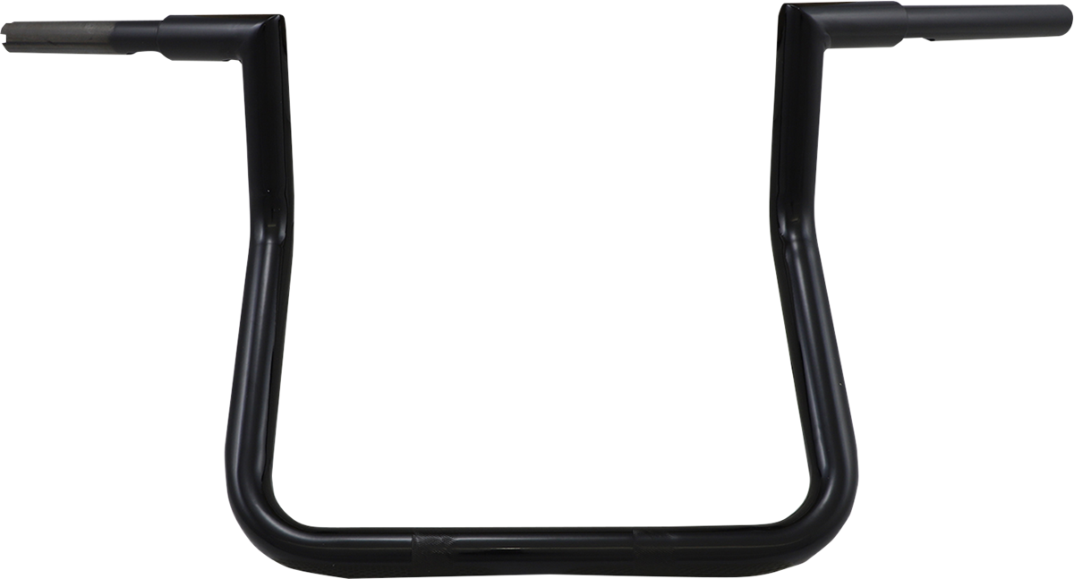 LA CHOPPERS 1-1/4" Twin Peak Challenger Handlebar - 12" - Black LA-7368-12B