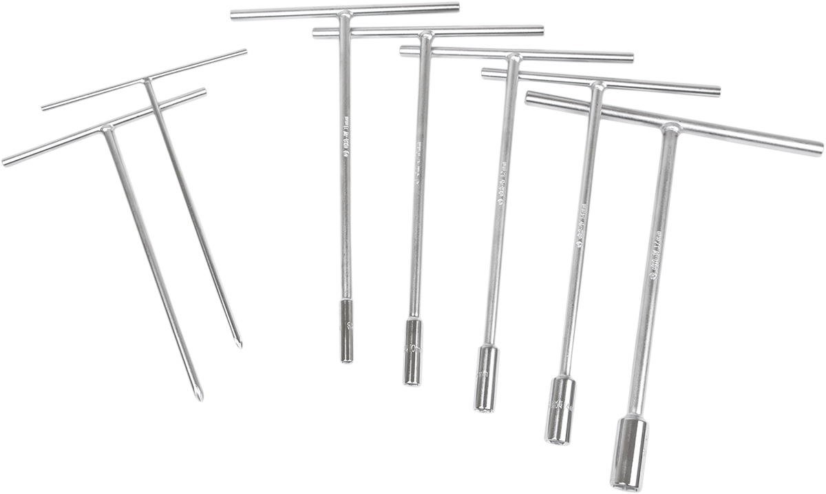MOTORSPORT PRODUCTS T-Handle Tools - Socket/Screwdriver - Set of 7 76055