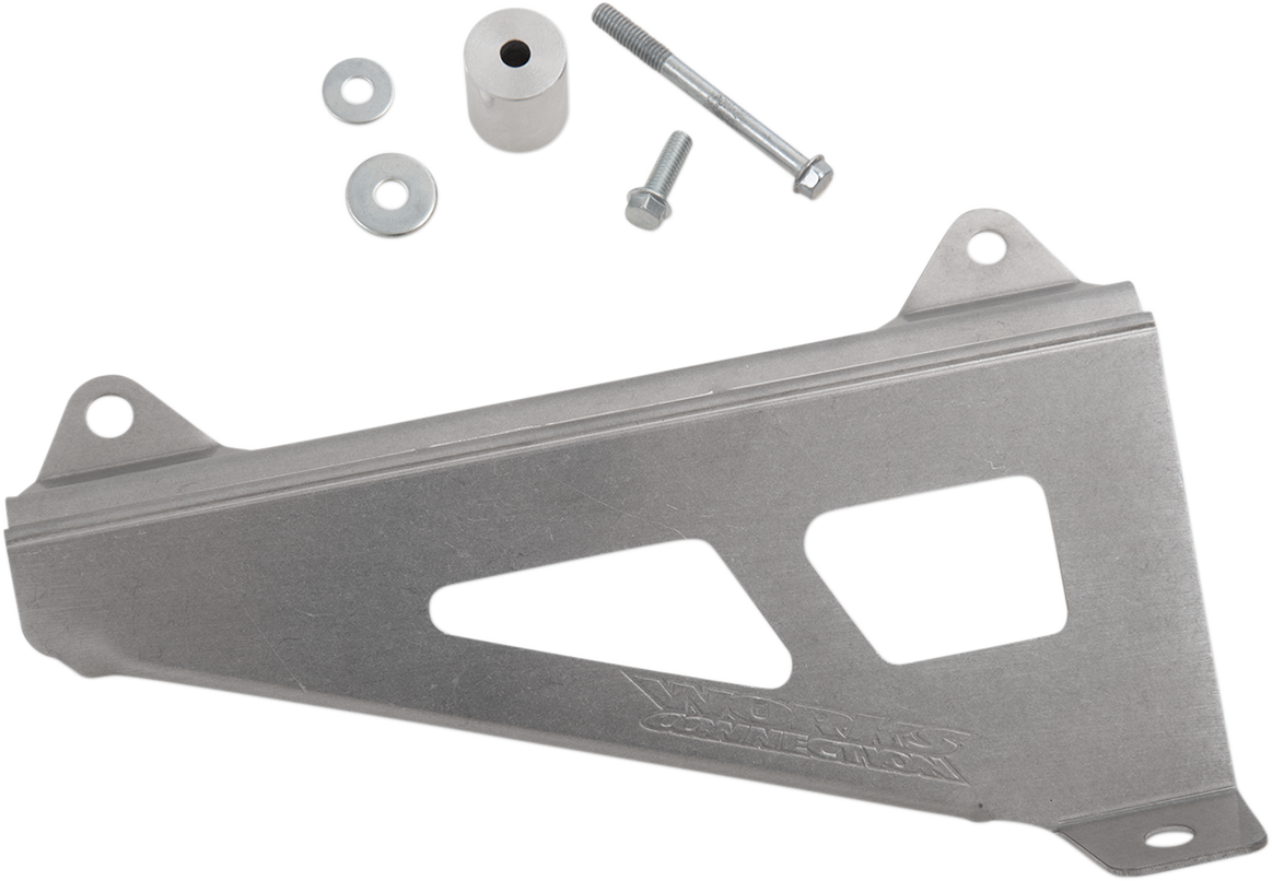WORKS CONNECTION Radiator Brace Set - Black - Yamaha 18-B123