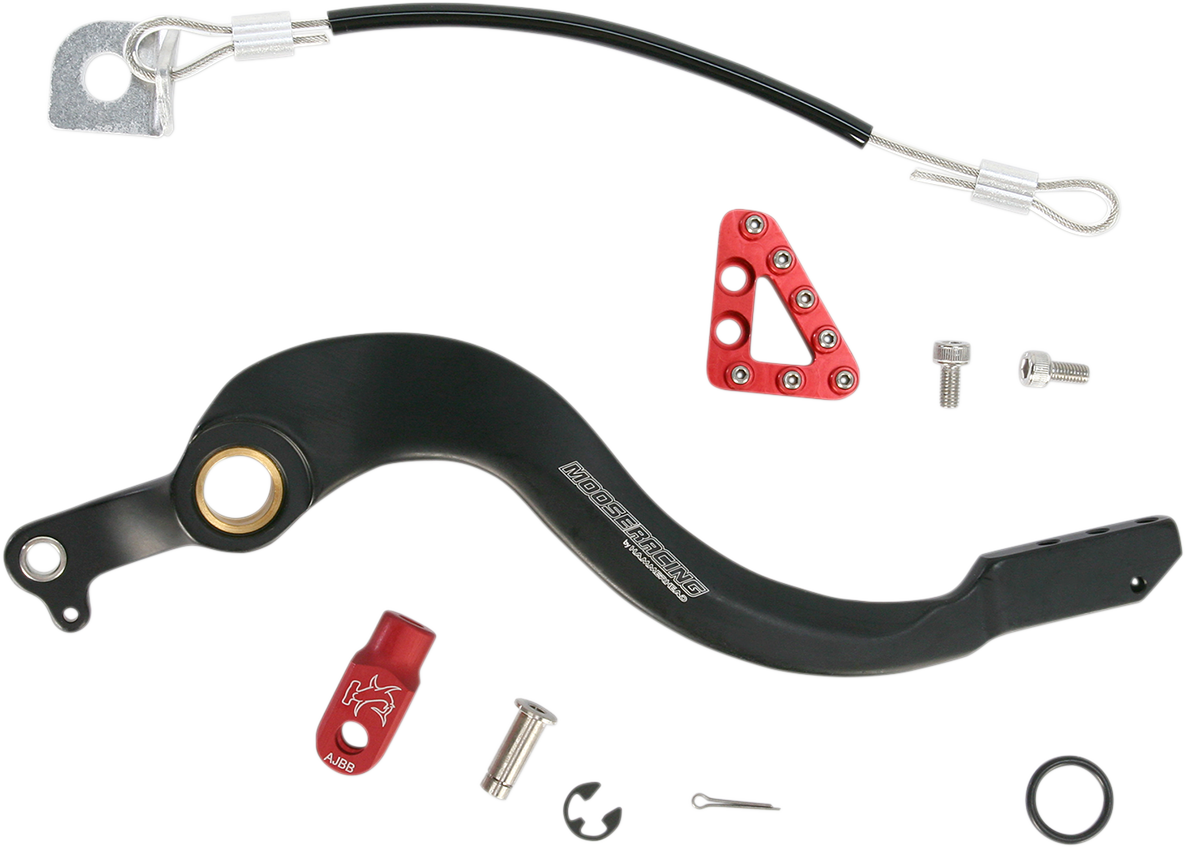 MOOSE OFFROAD Brake Pedal - Red - Honda 82-0106-21-11