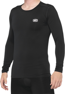 100% Basecamp Long-Sleeve Base Layer - Black - Small 40045-00000