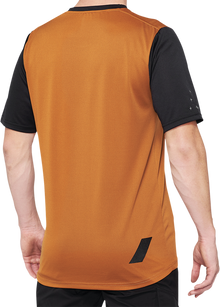 100% Ridecamp Short-Sleeve Jersey - Terracotta/Black - Medium 40027-00016