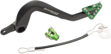 MOOSE OFFROAD Brake Pedal - Green - Kawasaki 82-0343-21-33