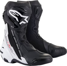 ALPINESTARS Supertech R Boots - Black/White - US 9.5 / EU 44 2220021-12-44