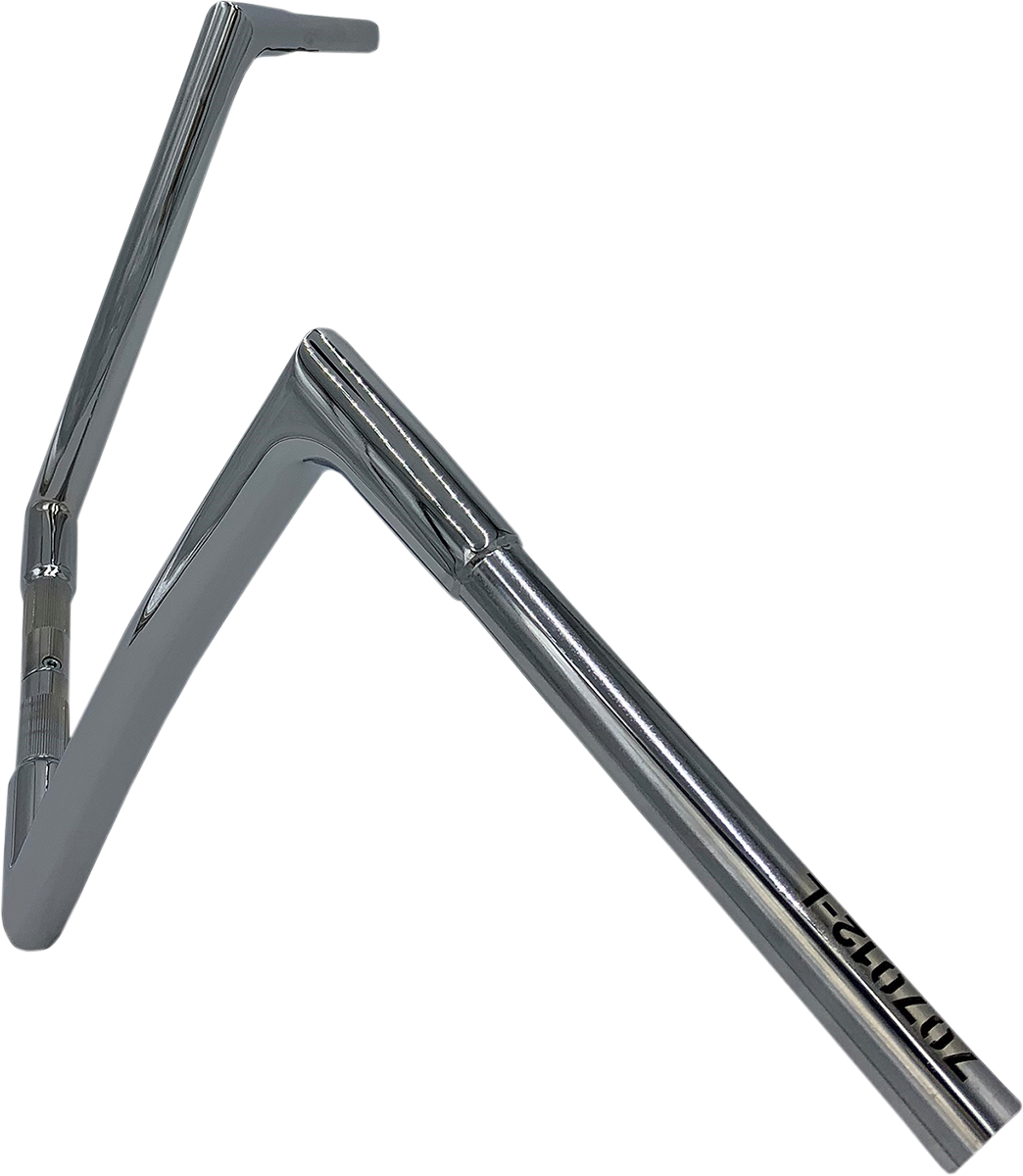 FAT BAGGERS INC. 1-1/4" EZ Install Flat Top Handlebar - 12" - Chrome 707012