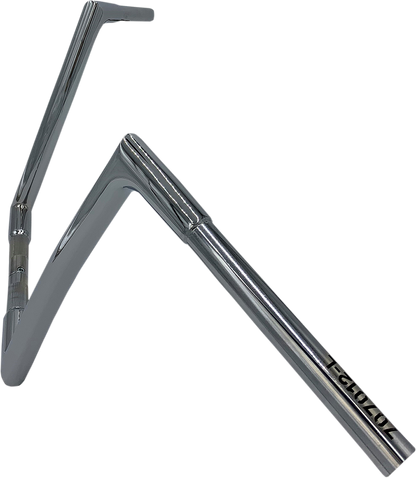 FAT BAGGERS INC. 1-1/4" EZ Install Flat Top Handlebar - 12" - Chrome 707012