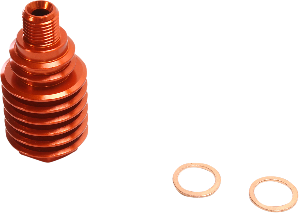 MOOSE OFFROAD Rear Brake Caliper Cooler - Orange M73-150