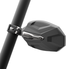 SEIZMIK Mirrors - Photon - Side View - Oval - Black/Silver - Polaris Pro Fit/Can Am Profiled ROPS - Pair 56-18109