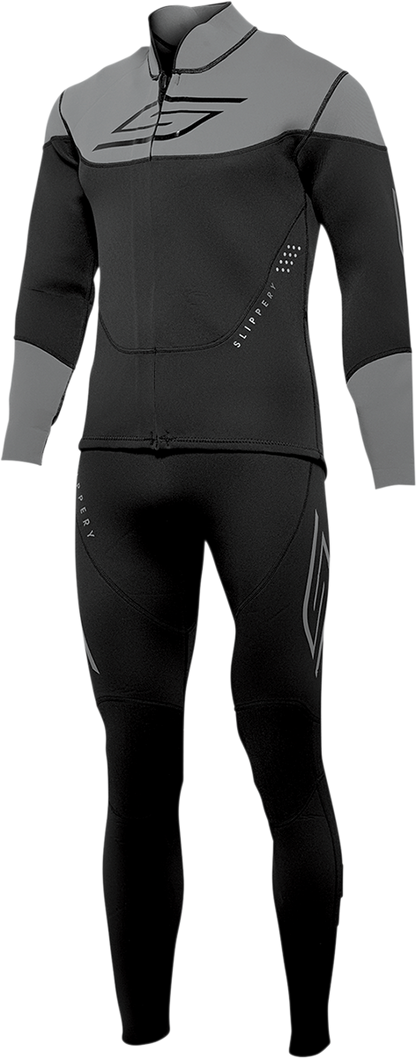 SLIPPERY Breaker Wetsuit and Jacket - Black/Charcoal - Medium 3201-0277