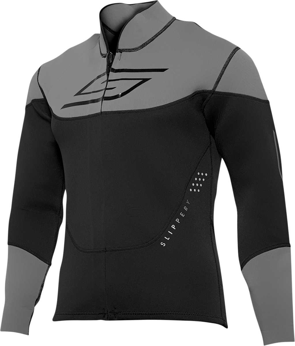 SLIPPERY Breaker Wetsuit and Jacket - Black/Charcoal - Medium 3201-0277