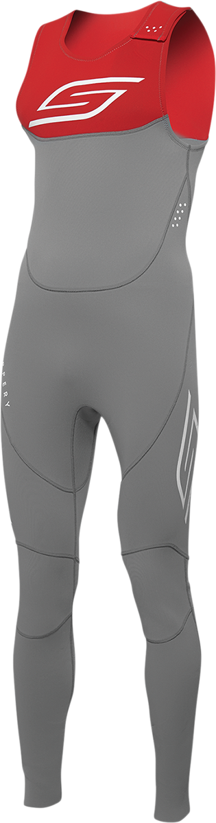 SLIPPERY Breaker Wetsuit and Jacket - Charcoal/Red - XL 3201-0285