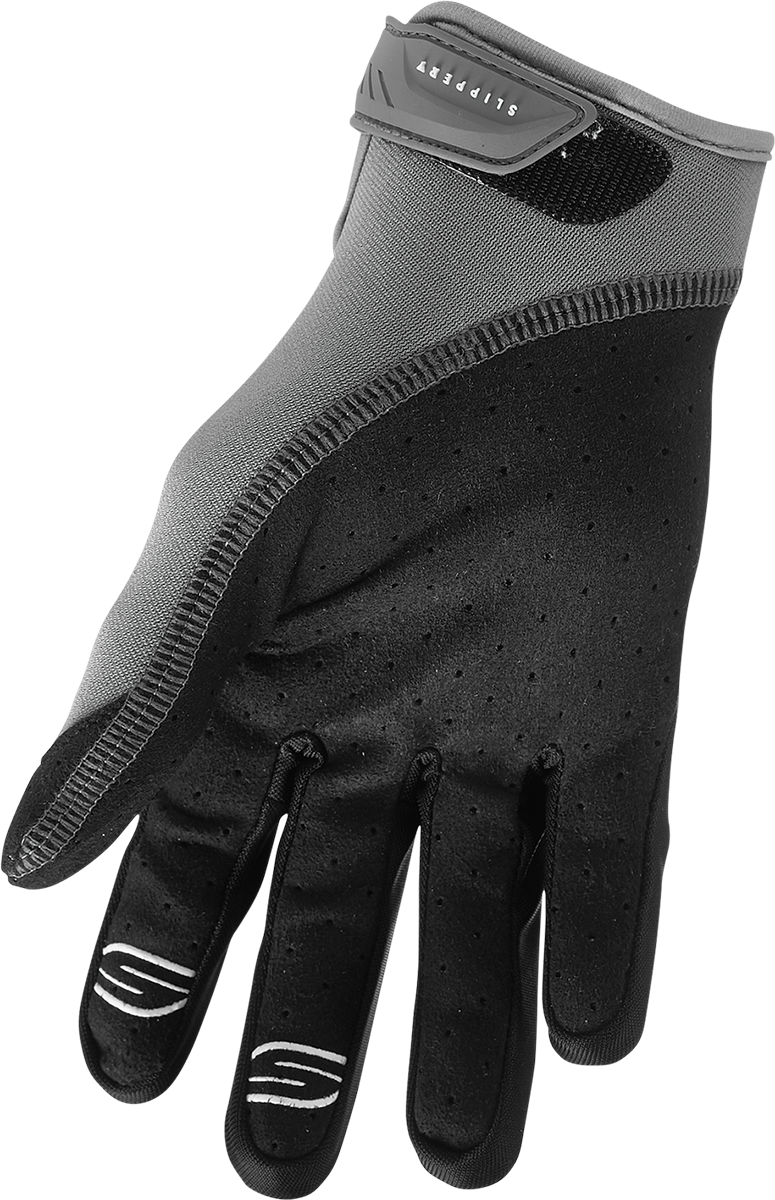 SLIPPERY Circuit Gloves - Red/Charcoal - Small 3260-0427