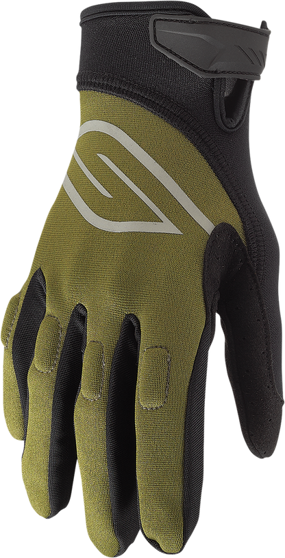 SLIPPERY Circuit Gloves - Olive/Black - Small 3260-0439