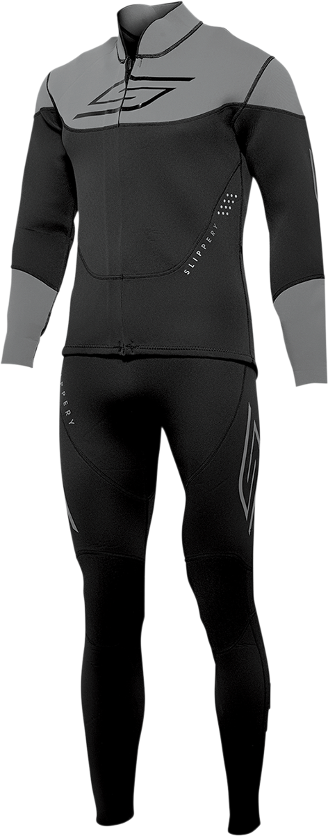 SLIPPERY Breaker Wetsuit and Jacket - Black/Charcoal - Large 3201-0278
