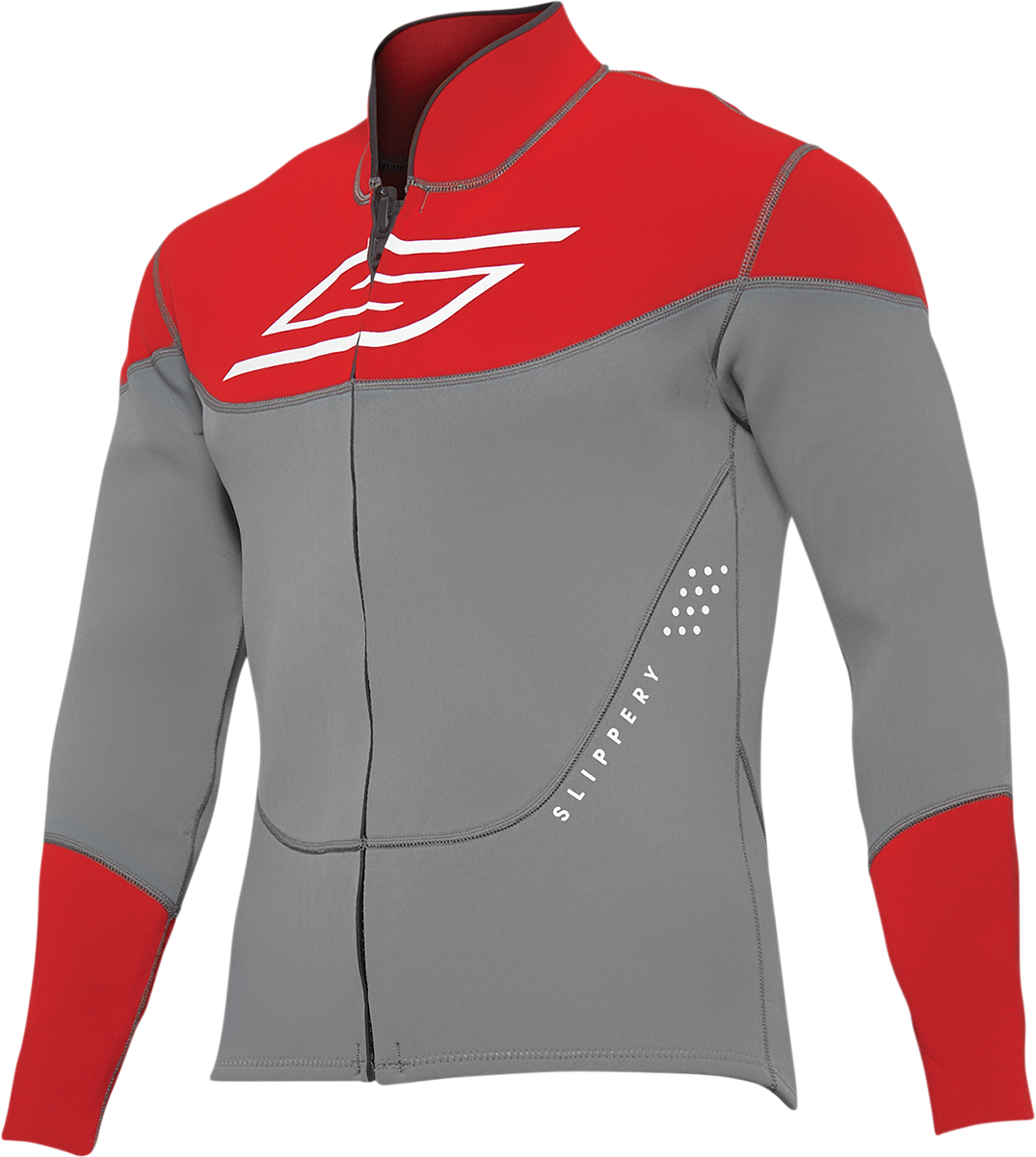 SLIPPERY Breaker Wetsuit and Jacket - Charcoal/Red - Large 3201-0284