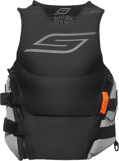 SLIPPERY Array Neo Vest - Black/Charcoal - Medium 143014-70103021