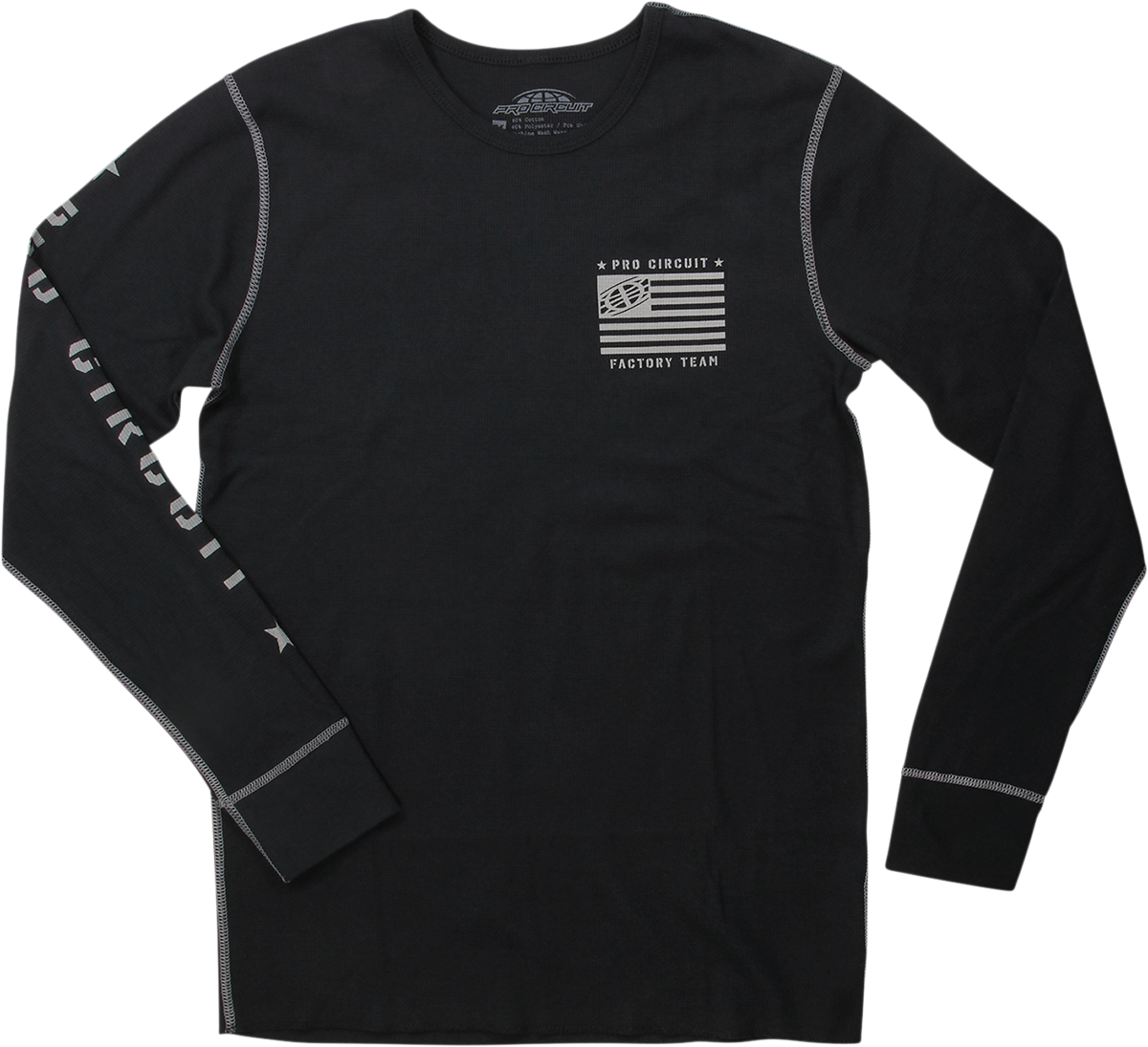 PRO CIRCUIT Thermal Long-Sleeve T-Shirt - Black - Small 6412101-010