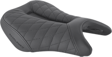 SADDLEMEN Track Seat - Lattice Stitch - Black - GSX '18-'20 0810-S075