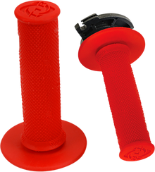 TORC1 Defy Lock-On Grips - Red 4650-0402
