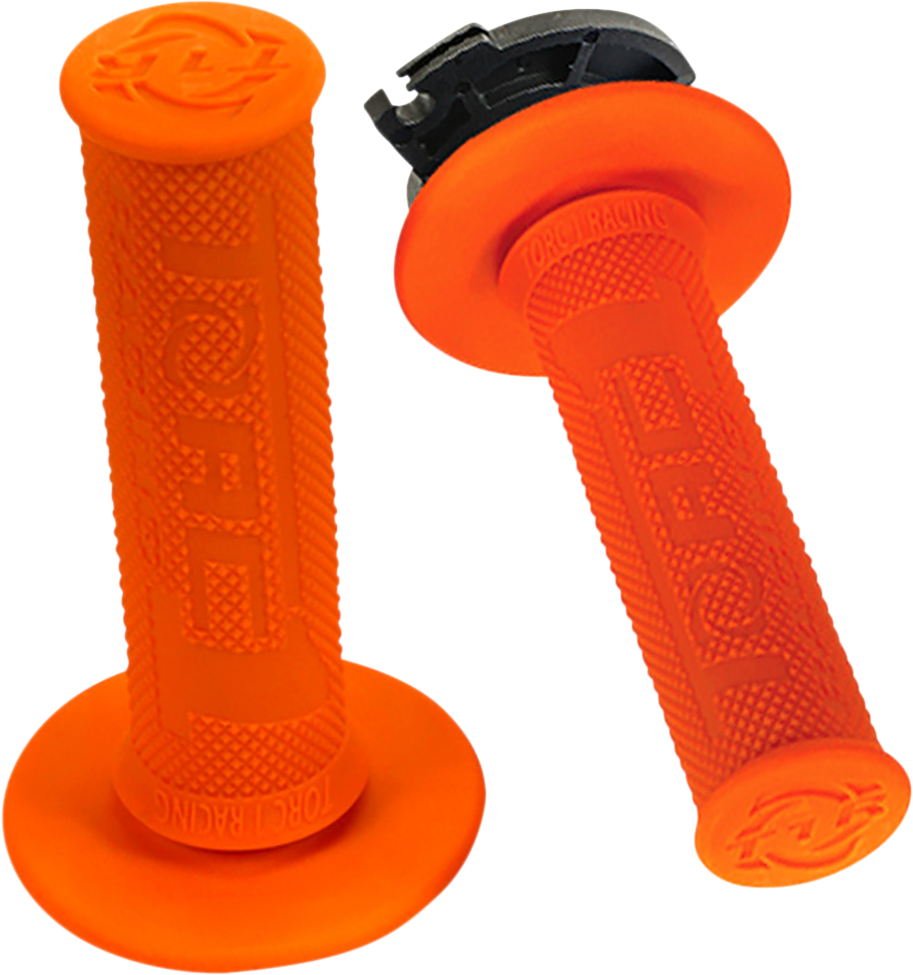 TORC1 Defy Lock-On Grips - Orange 4650-0502