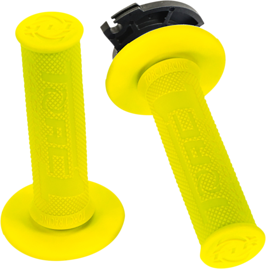 TORC1 Defy Lock-On Grips - Yellow 4650-0602