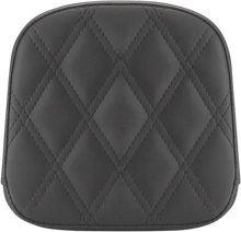 SADDLEMEN Sissy Bar Pad - Lattice Stitched - Black - FL '99-'23 040743