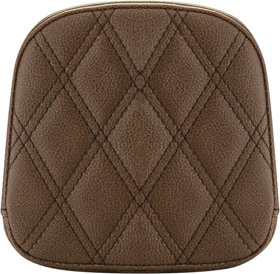 SADDLEMEN Sissy Bar Pad - Lattice Stitched - Brown FL '99-'22 040745