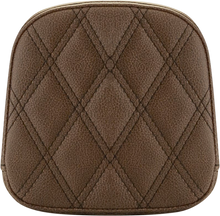 SADDLEMEN Sissy Bar Pad - Lattice Stitched - Brown FL '99-'22 040745
