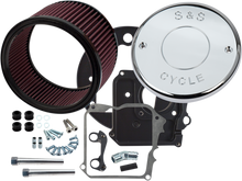 S&S CYCLE Air Cleaner Kit with Cover - Nostalgic Script - Chrome 170-0294E