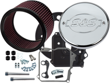 S&S CYCLE Air Cleaner Kit with Cover - S&S Logo - Chrome 170-0295E