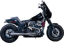 S&S CYCLE 2-into-1 Superstreet Exhaust System - 50 State - M8 Softail - Stainless Steel 550-0996B