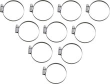 PARTS UNLIMITED Hose Clamps - Embossed - 40-60 mm - 10 Pack T03-6258-10
