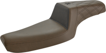 SADDLEMEN Unknown Industries Seat - Front Carbon Fiber/Black Gripper Lumbar/Rear Lattice Stitch - XL UN79-03-173BR
