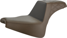 SADDLEMEN Unknown Industries Seat - Front Carbon Fiber/Black Gripper Lumbar/Rear Lattice Stitch - FXFB '18-'23 UN18-28-173BR