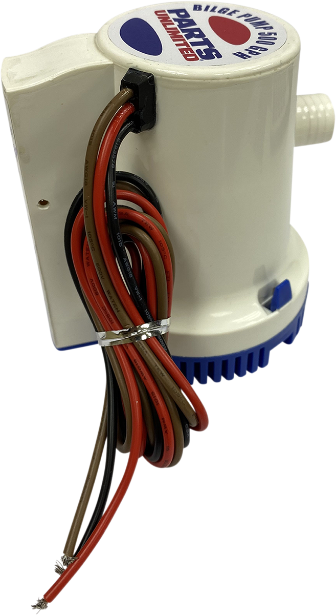 PARTS UNLIMITED Bilge Pump - 500 GPH - Automatic W04-7000A