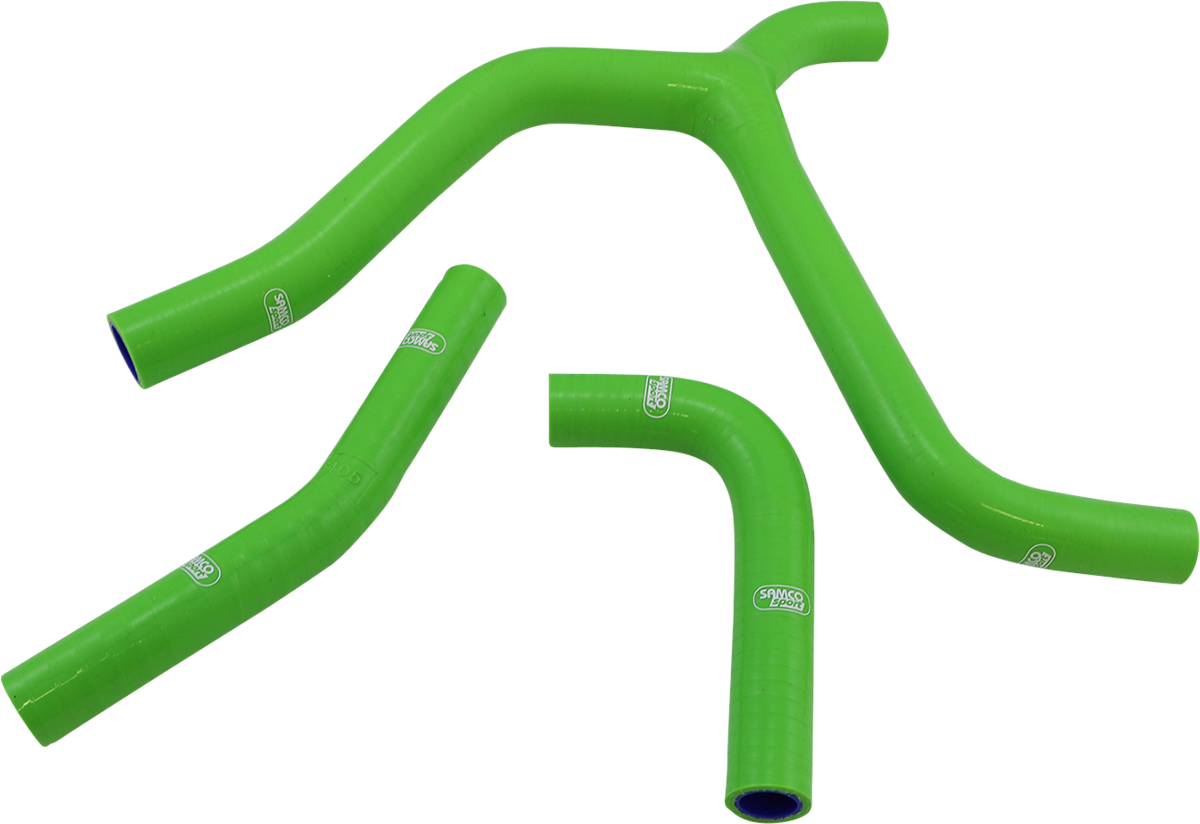 MOOSE OFFROAD Race Fit Radiator Hose Kit - Green - Kawasaki KAW-99-GN