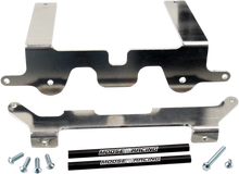 MOOSE OFFROAD Radiator Braces - Silver - Yamaha 11-1531