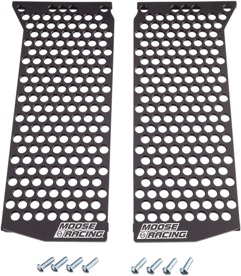 MOOSE OFFROAD Radiator Guards - Black - Beta/Husaberg/Husqvarna/KTM 12-114