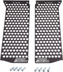 MOOSE OFFROAD Radiator Guards - Black - Beta/Husaberg/Husqvarna/KTM 12-114
