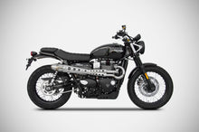ZARD Full CONICAL HIGH MOUNT Exhaust for Triumph Street Scrambler