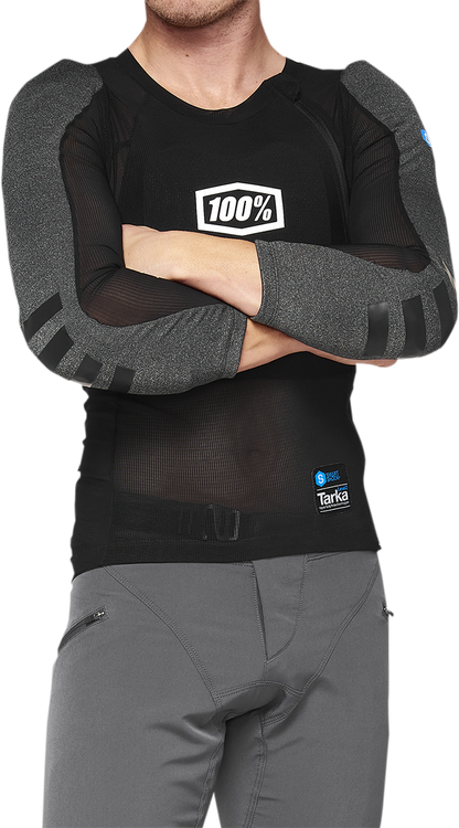 100% Tarka Body Armor - Long Sleeve - Black - Medium 70010-00002