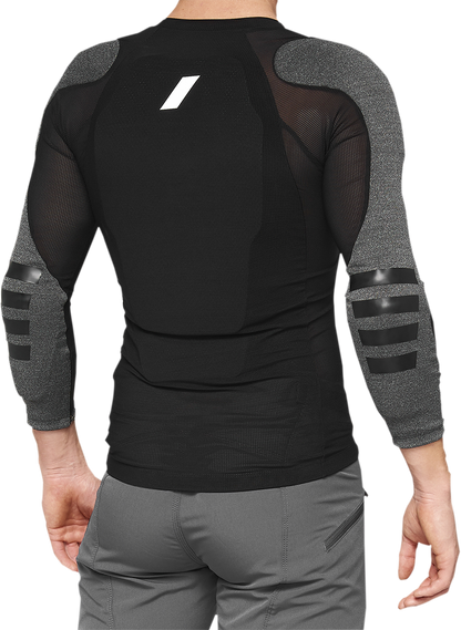 100% Tarka Body Armor - Long Sleeve - Black - 2XL 70010-00005