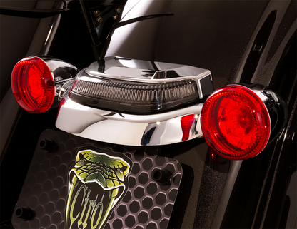 CIRO Taillight - Smoke Lens - Chrome 40153
