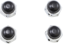 EASTERN MOTORCYCLE PARTS Rocker Shaft Nuts - Cad-Plated with Black Ends and Seals - Shovelhead | XL V-13-245