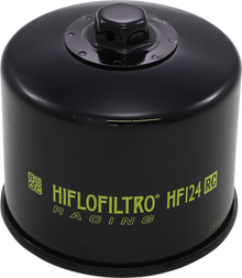 HIFLOFILTRO Racing Oil Filter - Black HF124RC