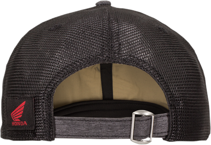 HONDA APPAREL Honda Utility Hat - Gray/Black/Red NP21A-H1829