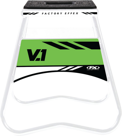 FACTORY EFFEX Bike Stand - V.1 - Kawasaki - White/Green 24-45110