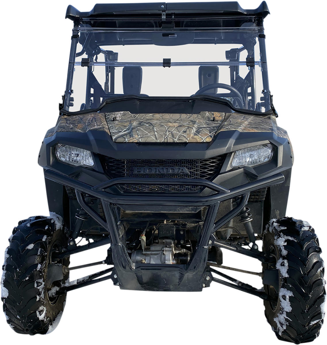 MOOSE OFFROAD Full Folding Windshield - Deluxe - Pioneer V000263-12200M